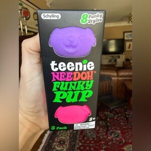Needoh Needoh Teenie Funky Pup Dogs
Stress Fidget Toy Squeeze TikTok fav